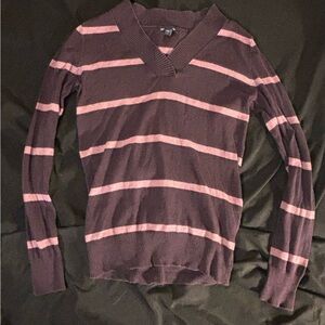 Gap Pullover Sweater Stripped Women's SZ S 2010 Model Y2K Style Preppy Classic